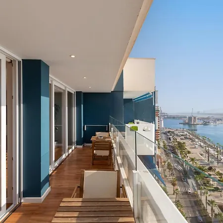 Luxury Beach/Port Apartment Malaga Exterior photo
